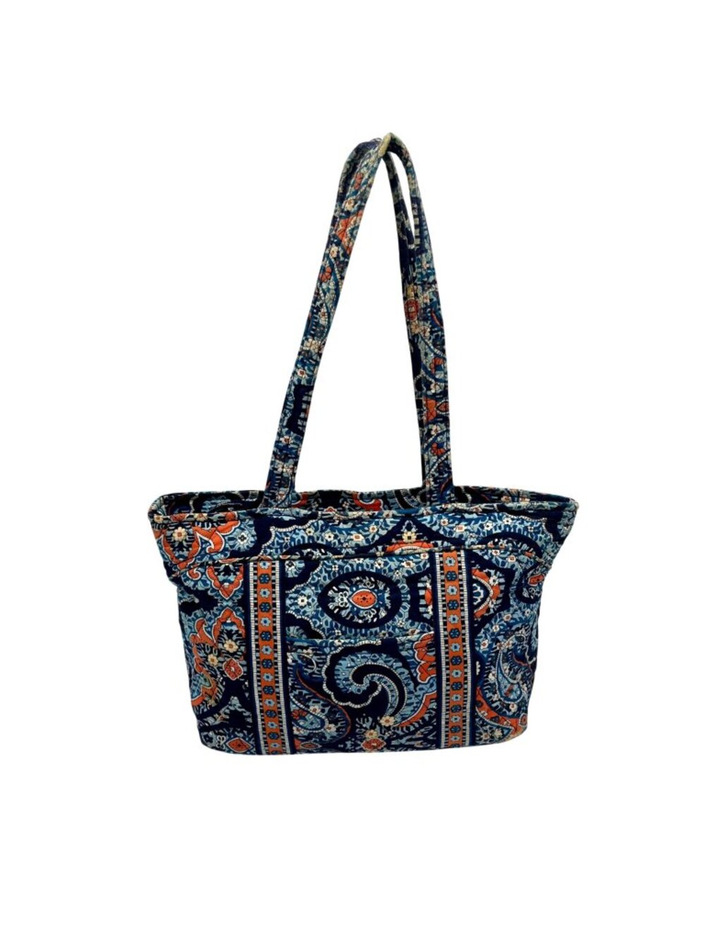 Vera Bradley Marrakesh Blue Print Cotton Shoulder Bag